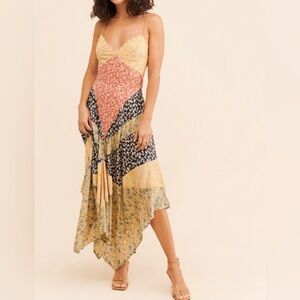 “In the flowers” Free People maxi dress